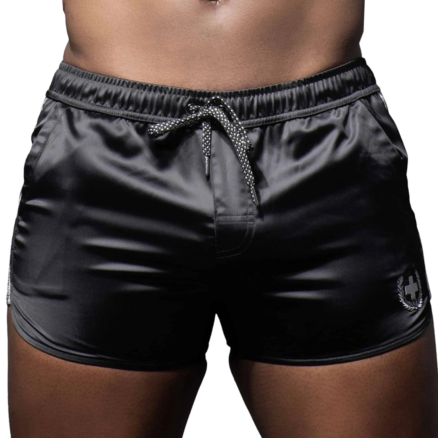 Short Squad Satin Noir 1 Short Squad Satin Noir