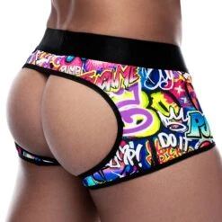 Shorty Bottomless Access Drip Graffiti -Boutique De Sous-vêtements shorty bottomless access drip graffiti pump 2