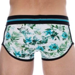 Shorty Coton Floral Blanc 5 Shorty Coton Floral Blanc -Boutique De Sous-vêtements shorty coton floral blanc sku 2