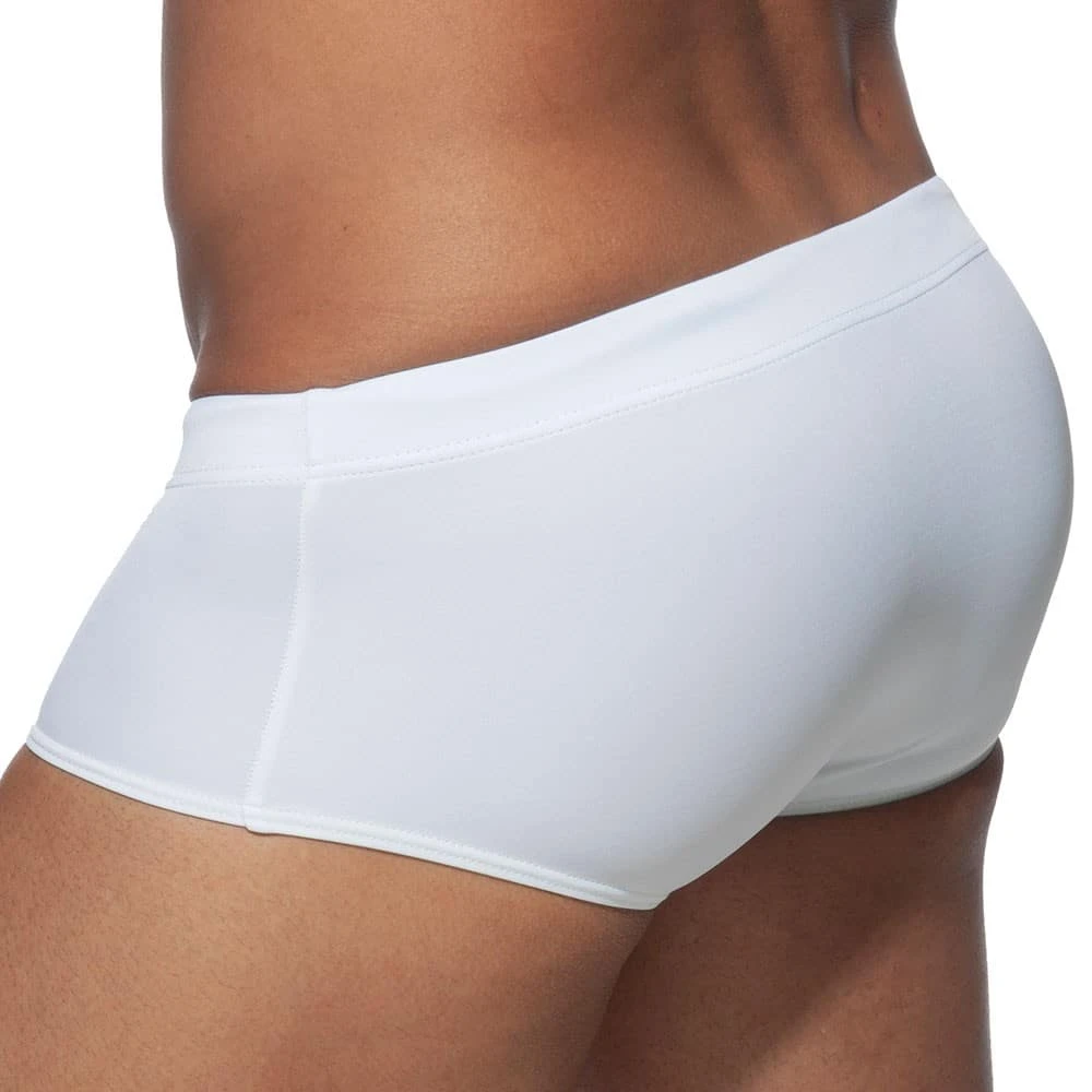 Shorty De Bain Basic Colors Blanc 2 Shorty De Bain Basic Colors Blanc – Image 2