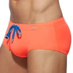Shorty De Bain Basic Colors Orange Fluo