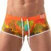 Shorty De Bain Floral Jaune