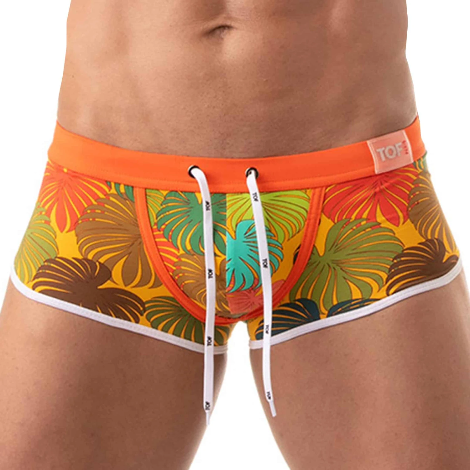 Shorty De Bain Floral Jaune 1 Shorty De Bain Floral Jaune