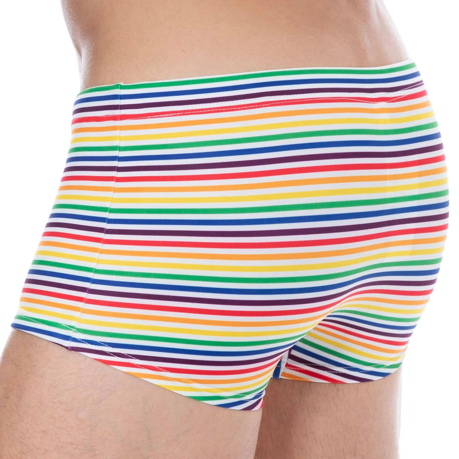 Shorty De Bain Rainbow Stripes Multicolore 2 Shorty De Bain Rainbow Stripes Multicolore – Image 2
