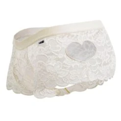 Shorty Dentelle Cœur Ivoire 8 Shorty Dentelle Cœur Ivoire -Boutique De Sous-vêtements shorty dentelle coeur ivoire candyman 3