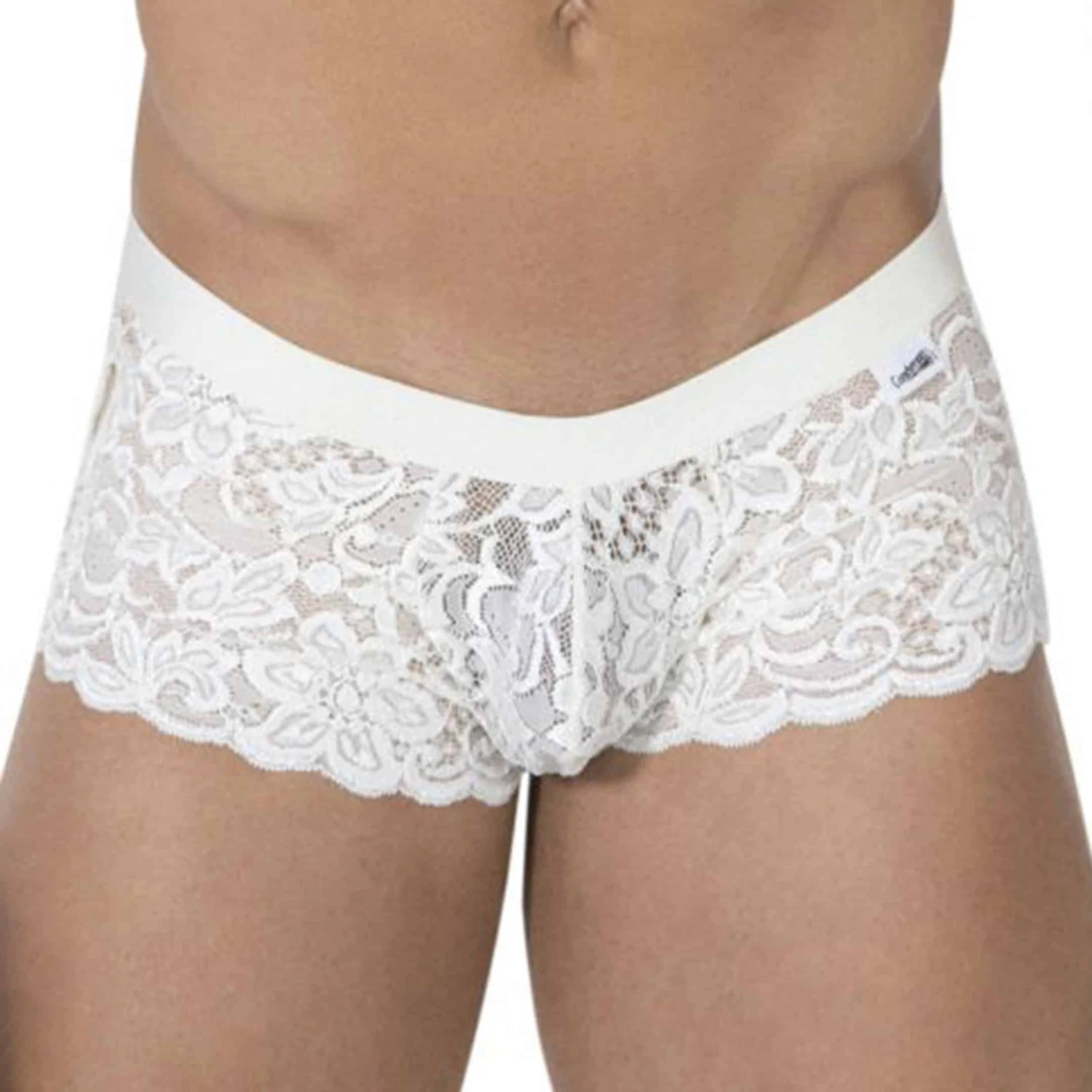 Shorty Dentelle Cœur Ivoire 1 Shorty Dentelle Cœur Ivoire