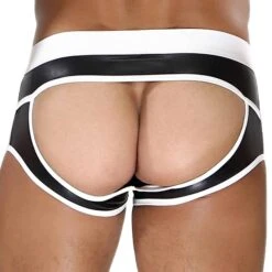 Shorty Empty Bottom Fetish Noir - Blanc