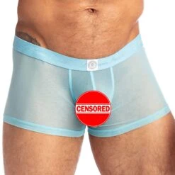 Shorty Hipster Push-Up Cristallo Bleu Ciel