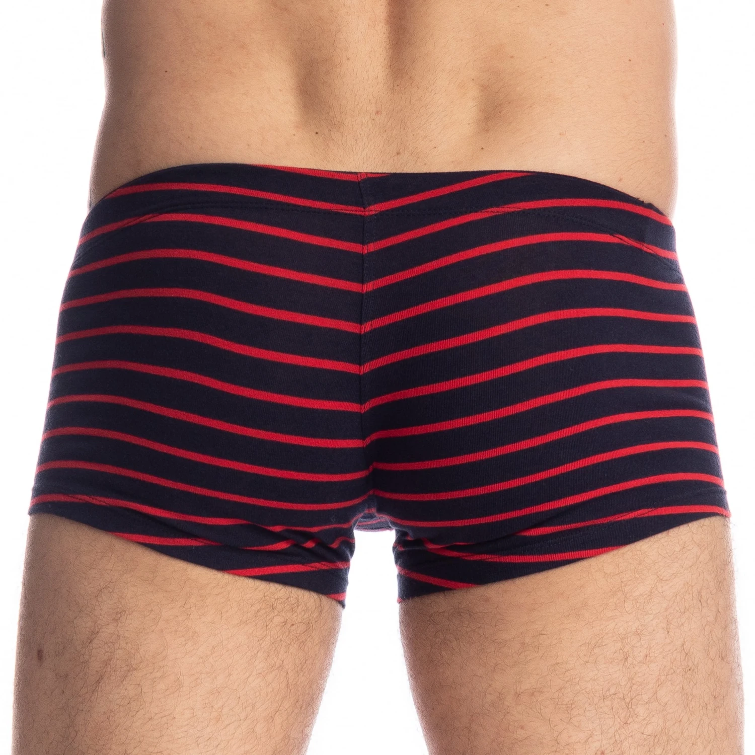 Shorty Hipster Push-Up Querelle De Brest Rayé Marine - Rouge 2 Shorty Hipster Push-Up Querelle De Brest Rayé Marine - Rouge – Image 2