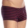 Shorty Hipster Push-Up Querelle De Brest Rayé Marine - Rouge