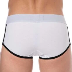 Shorty Logo Coton Blanc 5 Shorty Logo Coton Blanc -Boutique De Sous-vêtements shorty logo coton blanc sku 2