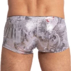 Shorty Python Argent -Boutique De Sous-vêtements shorty python argent l homme invisible 2