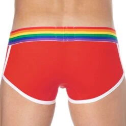 Shorty Rainbow Rouge 5 Shorty Rainbow Rouge -Boutique De Sous-vêtements shorty rainbow rouge sku 2