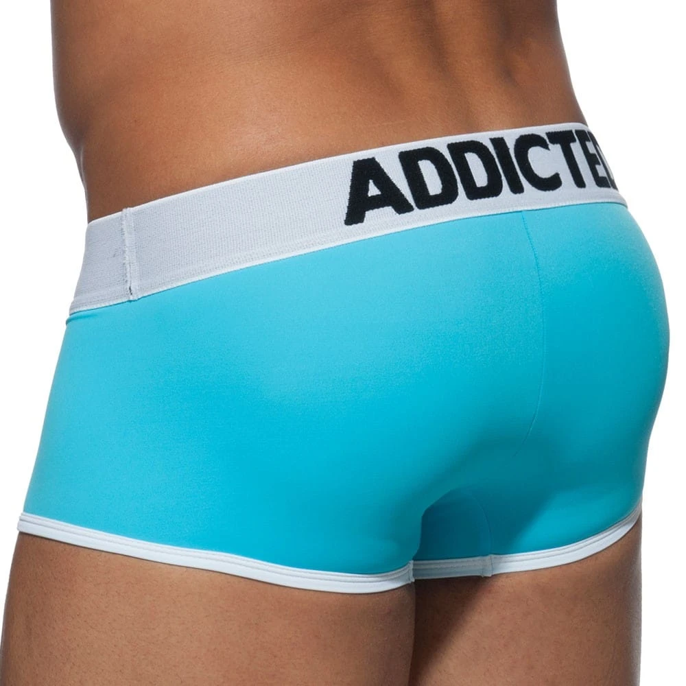 Shorty Swimderwear Push Up Turquoise - Blanc 2 Shorty Swimderwear Push Up Turquoise - Blanc – Image 2