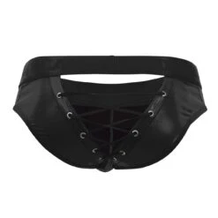 Slip à Lacets Noir 9 Slip à Lacets Noir -Boutique De Sous-vêtements slip a lacets noir candyman 4