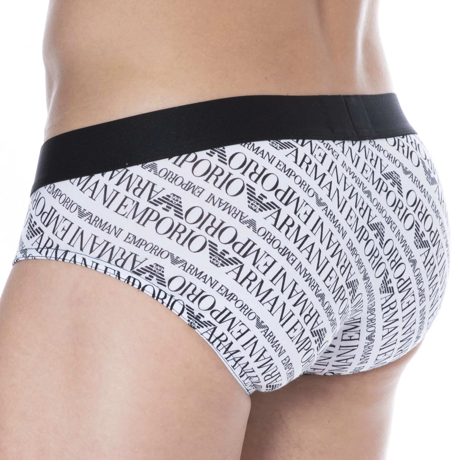 Slip All Over Logo Coton Blanc 2 Slip All Over Logo Coton Blanc – Image 2