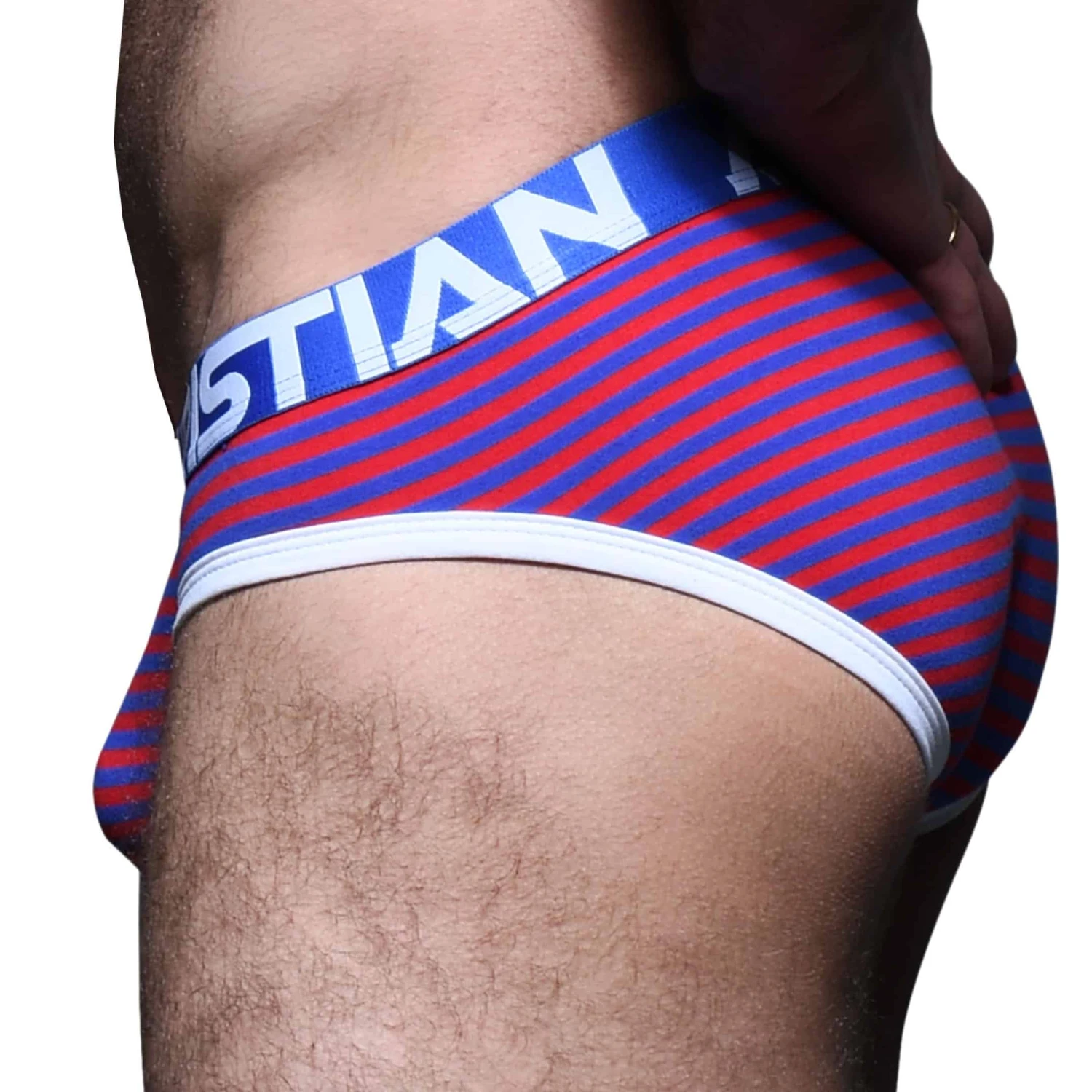 Slip Almost Naked Cabana Rayé Bleu - Rouge 2 Slip Almost Naked Cabana Rayé Bleu - Rouge – Image 2