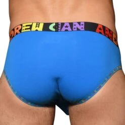 Slip Almost Naked Coton Pride Bleu Electrique 7 Slip Almost Naked Coton Pride Bleu Electrique -Boutique De Sous-vêtements slip almost naked coton pride bleu electrique andrew christian 3