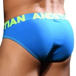 Slip Almost Naked Happy Bleu Electrique -Boutique De Sous-vêtements slip almost naked happy bleu electrique andrew christian 2