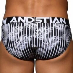 Slip Almost Naked Holiday Noir - Blanc -Boutique De Sous-vêtements slip almost naked holiday noir blanc andrew christian 3