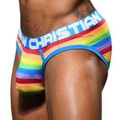 Slip Almost Naked Mesh Pride Arc-en-Ciel