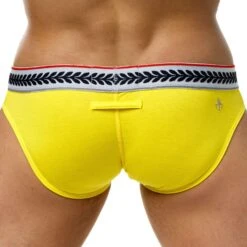 Slip Astra Coton Jaune -Boutique De Sous-vêtements slip astra coton jaune marcuse 2