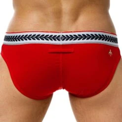 Slip Astra Coton Rouge -Boutique De Sous-vêtements slip astra coton rouge marcuse 2