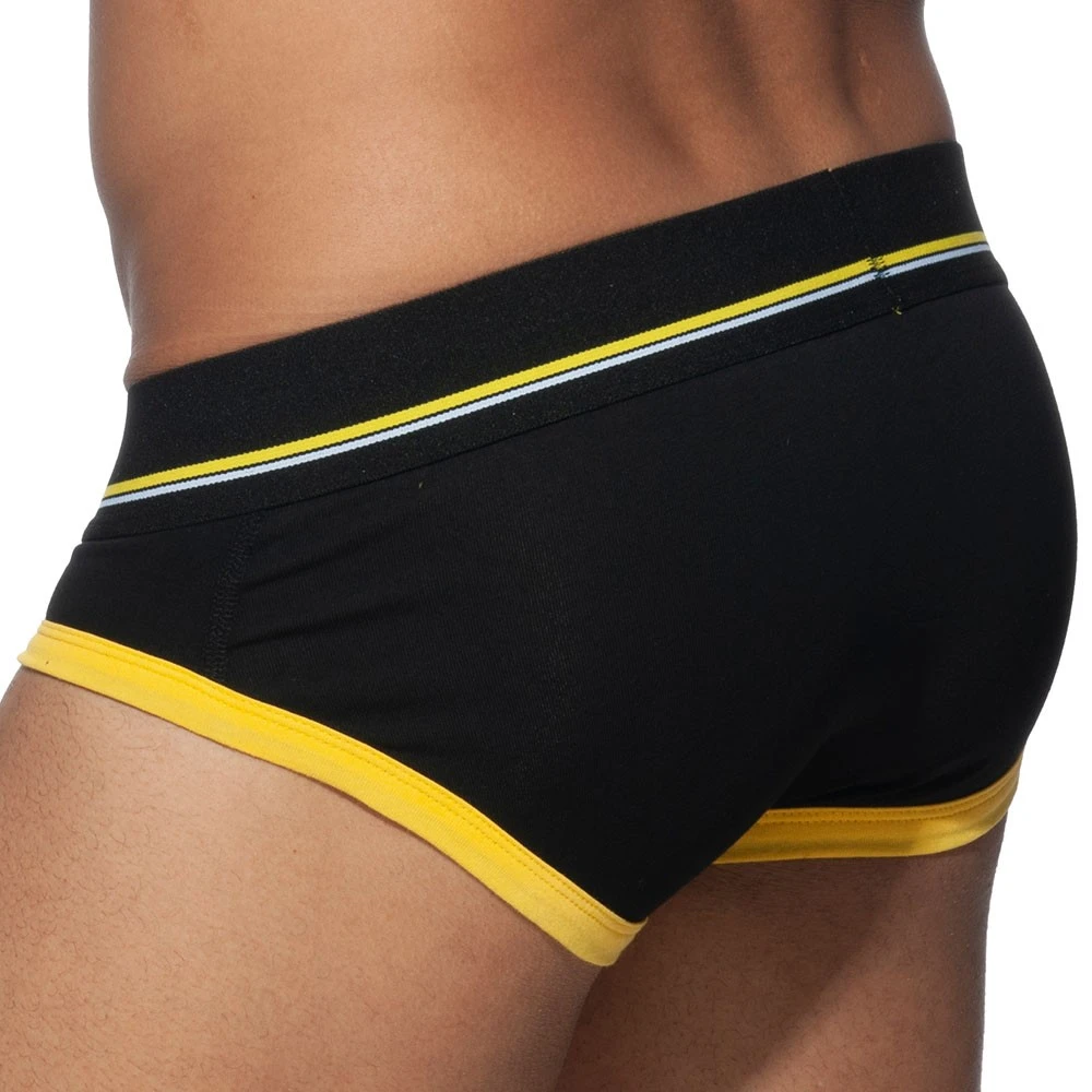 Slip Basic Colors Coton Noir 1 Slip Basic Colors Coton Noir