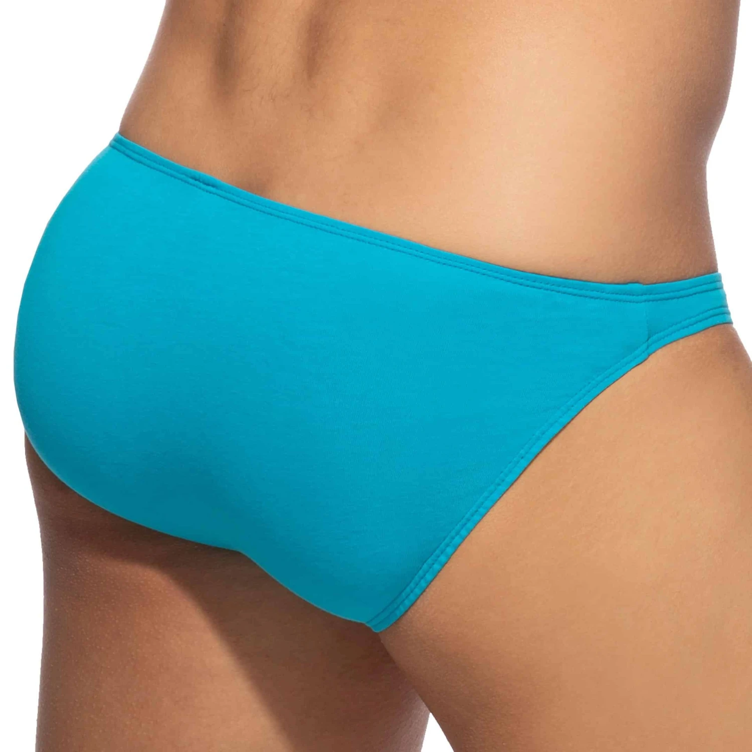 Slip Bikini Coton Turquoise 2 Slip Bikini Coton Turquoise – Image 2