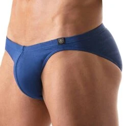 Slip Bikini French Coton Bleu Roi