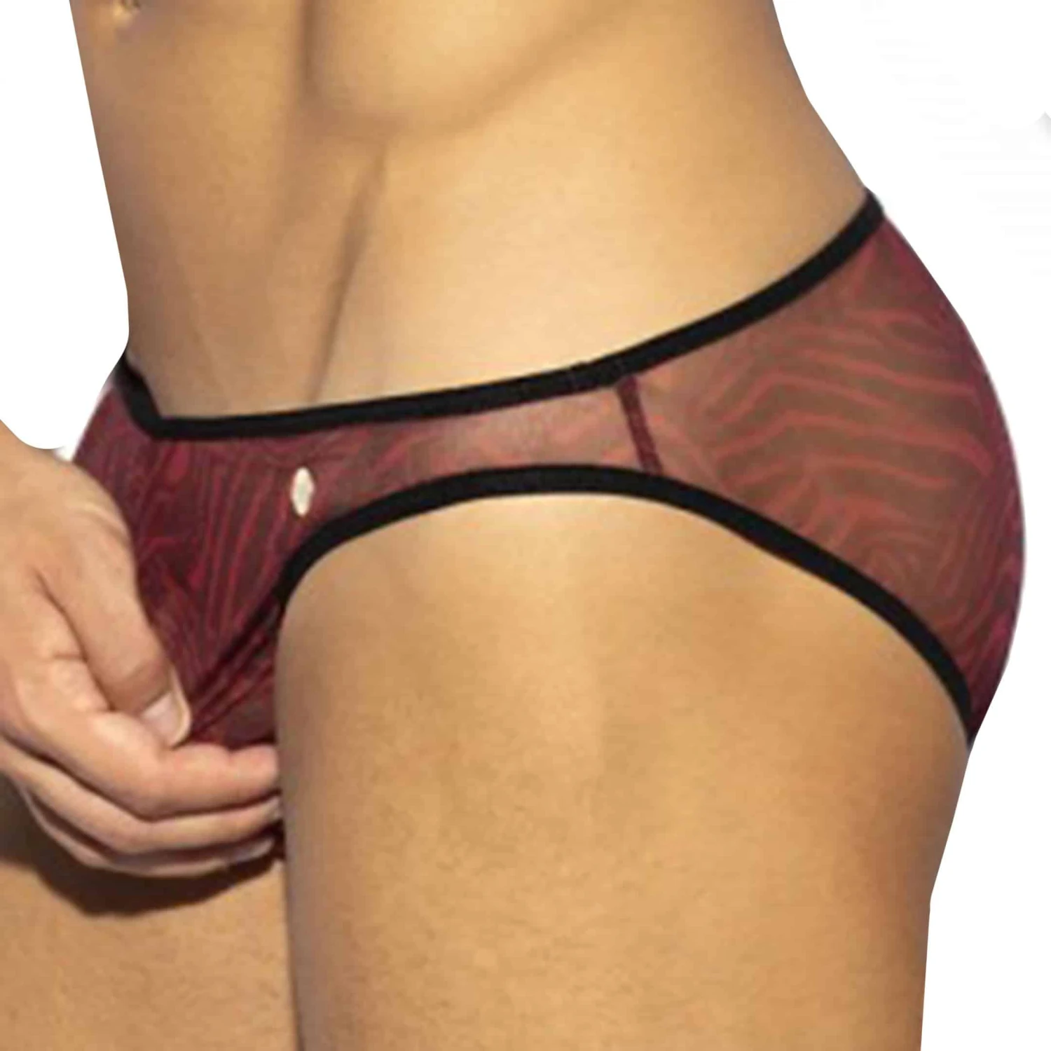 Slip Bikini Leopard Bordeaux 2 Slip Bikini Leopard Bordeaux – Image 2