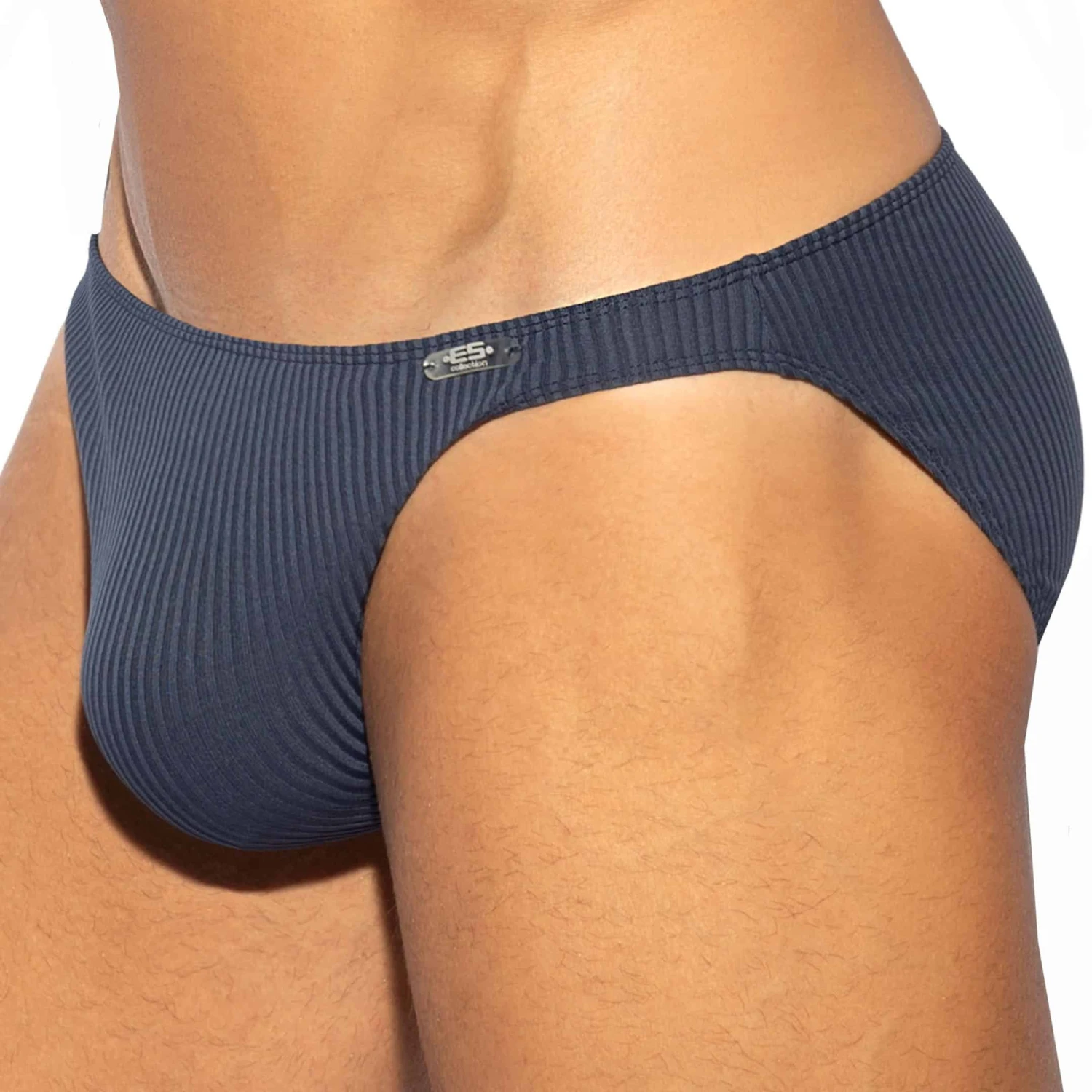 Slip Bikini Recycled Rib Bleu Marine 1 Slip Bikini Recycled Rib Bleu Marine