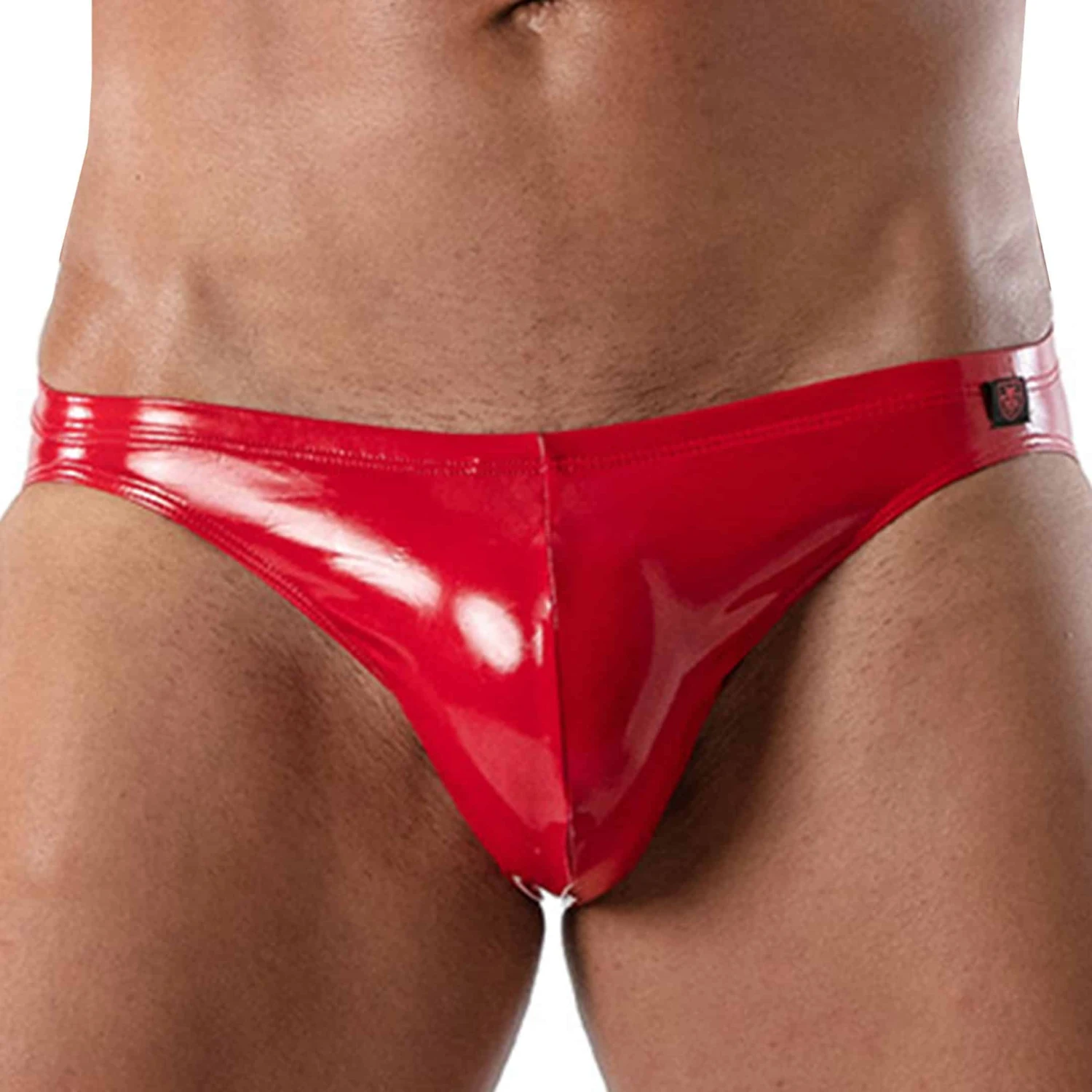 Slip Bikini Vinyl Rouge 1 Slip Bikini Vinyl Rouge