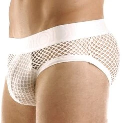 Slip C-Through Blanc