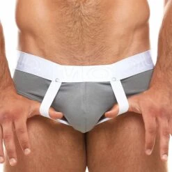 Slip Classique Double Boost Gris -Boutique De Sous-vêtements slip classique double boost gris modus vivendi 2