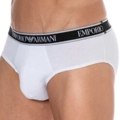 Slip Core Logoband Coton Blanc