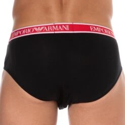 Slip Core Logoband Coton Noir -Boutique De Sous-vêtements slip core logoband coton noir emporio armani 2