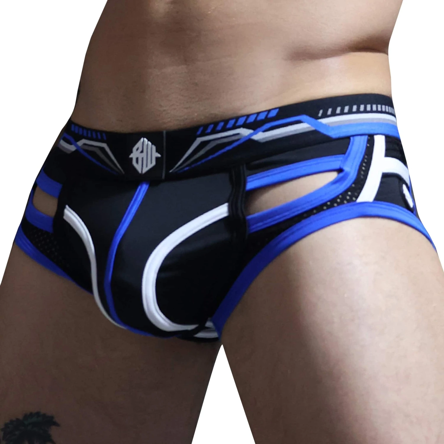 Slip Cyber Nights Noir - Bleu 2 Slip Cyber Nights Noir - Bleu – Image 2