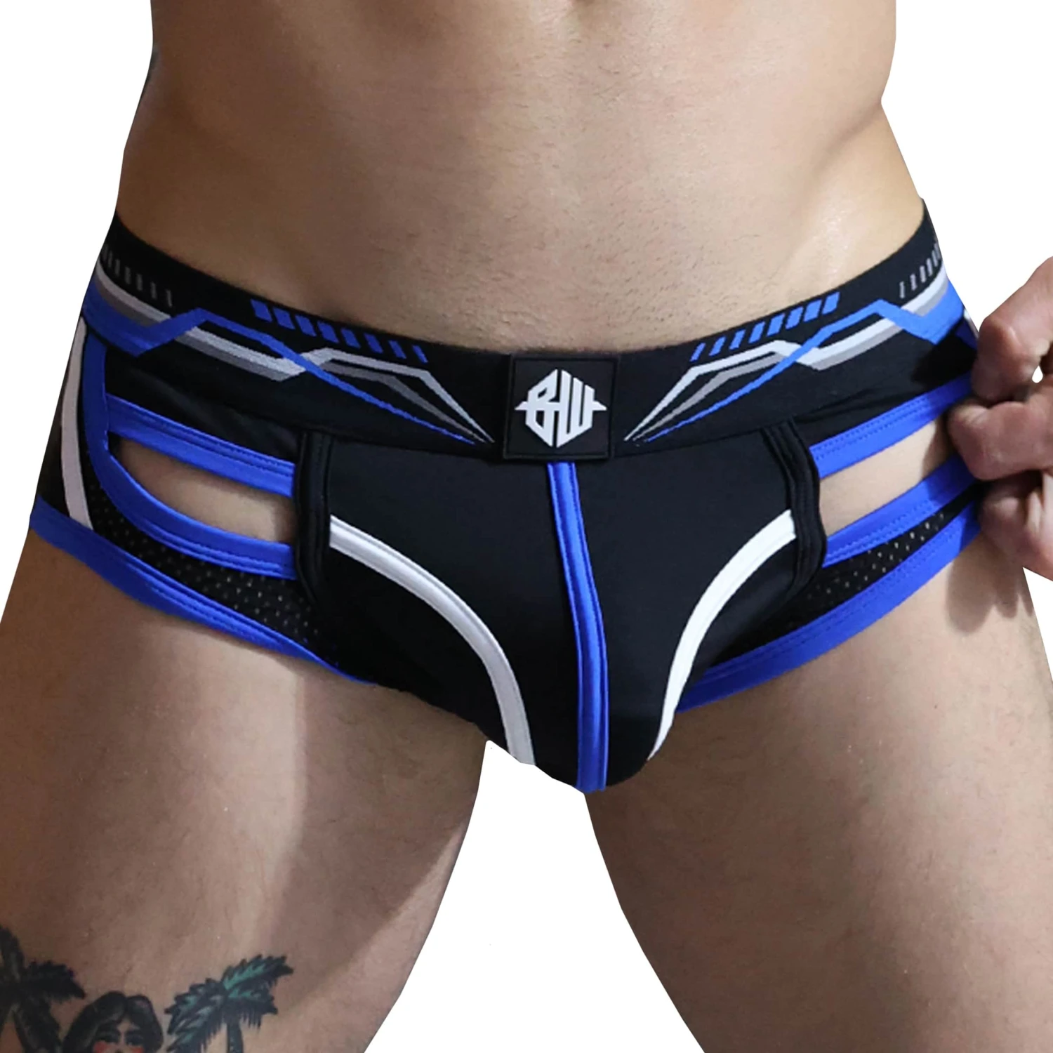 Slip Cyber Nights Noir - Bleu 3 Slip Cyber Nights Noir - Bleu – Image 3