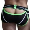 Slip Cyber Nights Noir - Vert Fluo