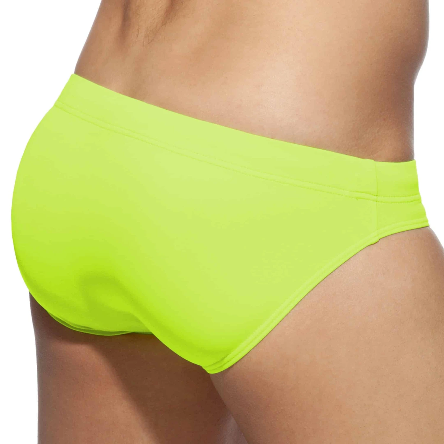Slip De Bain Basic Colors Jaune Fluo 2 Slip De Bain Basic Colors Jaune Fluo – Image 2
