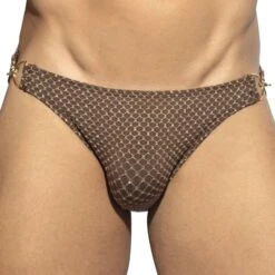 Slip De Bain Bikini Luxury Marron