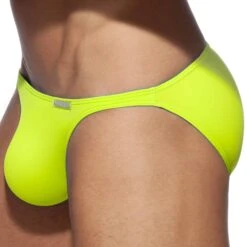 Slip De Bain Bikini Mini Jaune Fluo