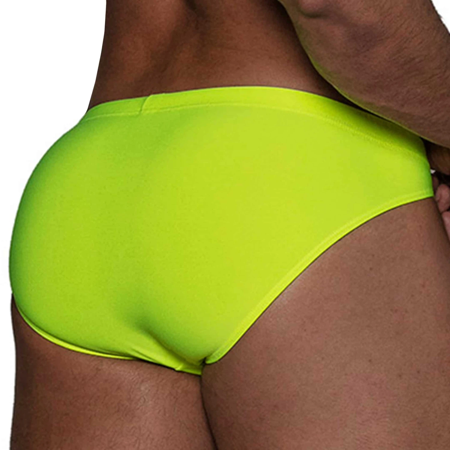 Slip De Bain Bikini Neon Jaune Fluo 2 Slip De Bain Bikini Neon Jaune Fluo – Image 2
