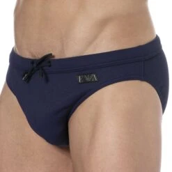 Slip De Bain Black Label Bleu Marine