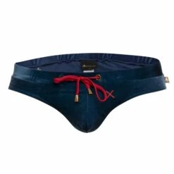 Slip De Bain Burleigh Deluxe Indigo -Boutique De Sous-vêtements slip de bain burleigh deluxe indigo marcuse 2