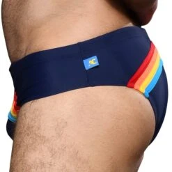 Slip De Bain California Bleu Marine -Boutique De Sous-vêtements slip de bain california bleu marine andrew christian 2