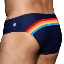 Slip De Bain California Bleu Marine -Boutique De Sous-vêtements slip de bain california bleu marine andrew christian 3