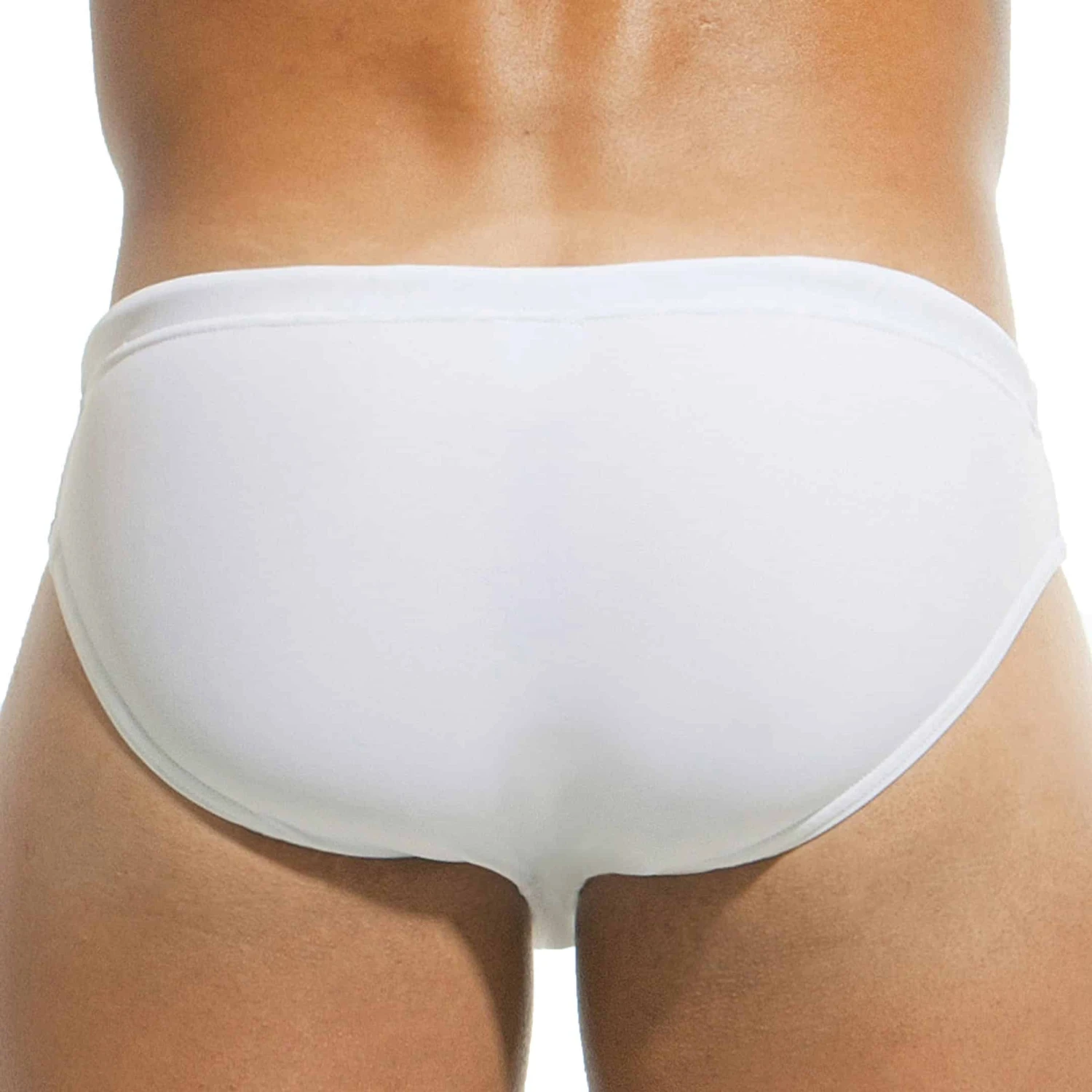 Slip De Bain Classique Blanc 2 Slip De Bain Classique Blanc – Image 2