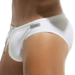 Slip De Bain Classique Blanc